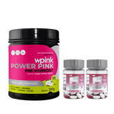 Super power pink de maçã verde - 300g + 2 ácidos hialurônico - wp