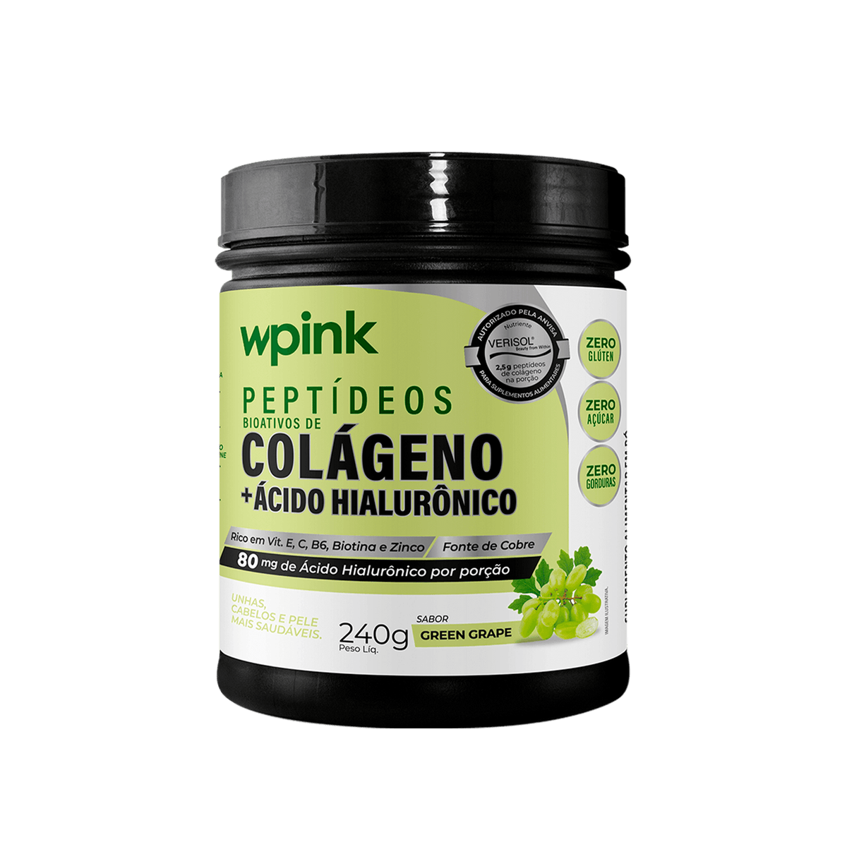 colágeno de uva verde - 240g - the supply – wp