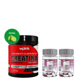Creatina de limão - 240g + 2 ácidos hialurônicos - wp