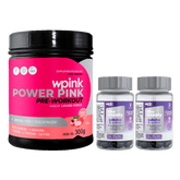 super power pink lichia 300g + 2 cabelos e unhas - wp