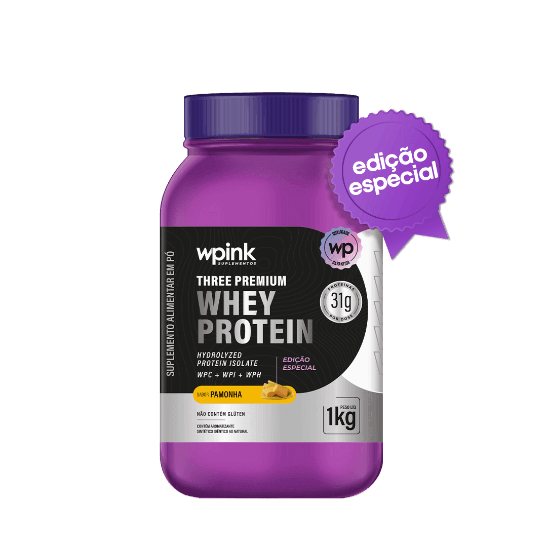 three premium whey protein pamonha 3W - (1kg) - wp