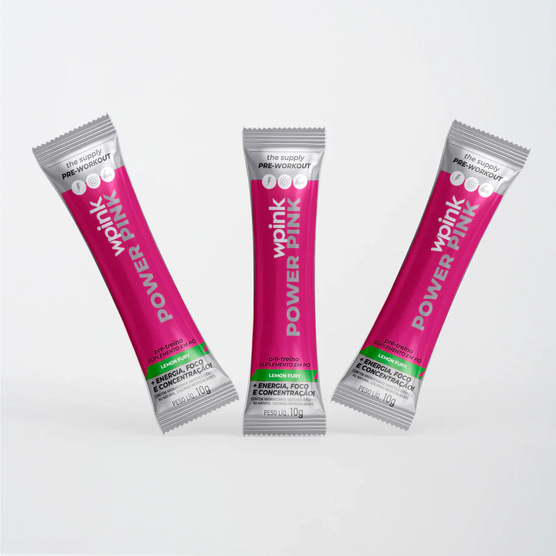 power pink de limão - pré-treino – 300g