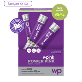 power pink sem cafeína de uva verde - pré-treino - 300g - wp