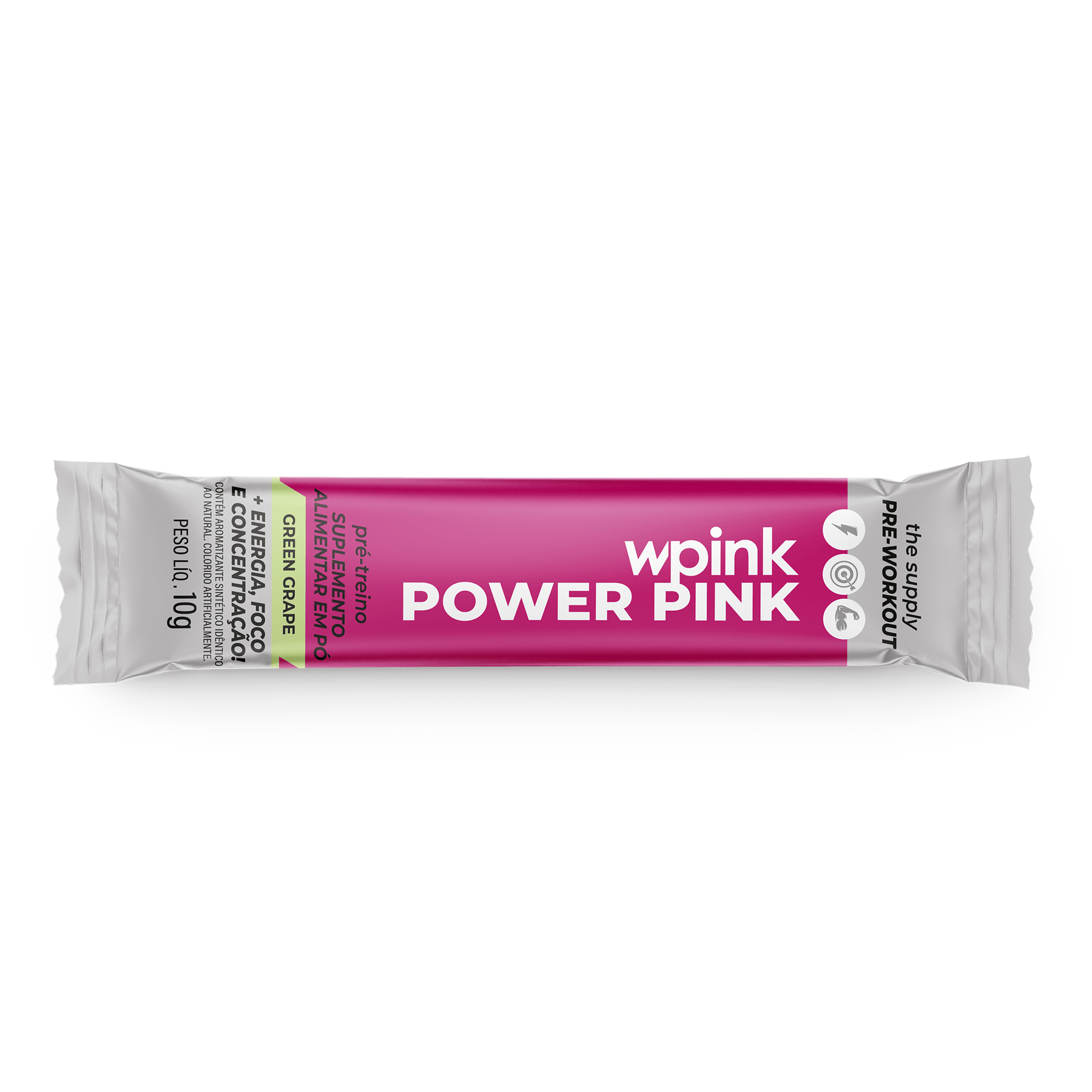 Power pink de uva verde - pré-treino – 300g
