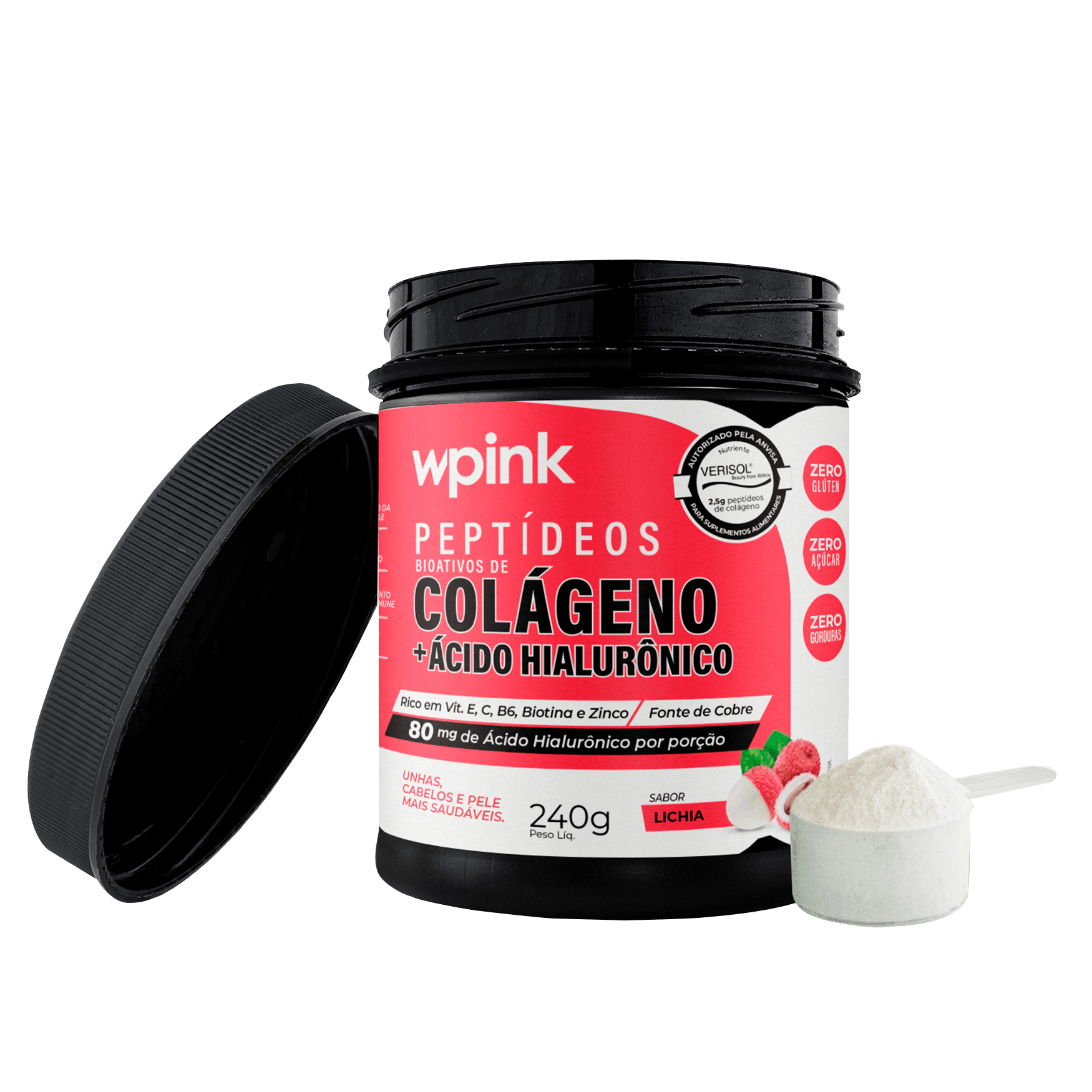 colágeno de lichia - 240g - the supply – wp